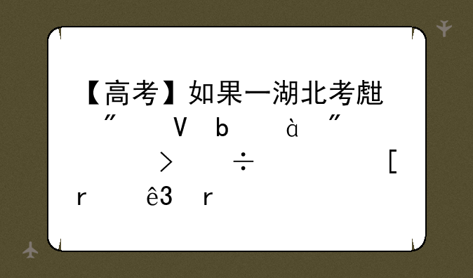 【高考】如果一湖北考生分数是480分左右能上外省二本学校吗